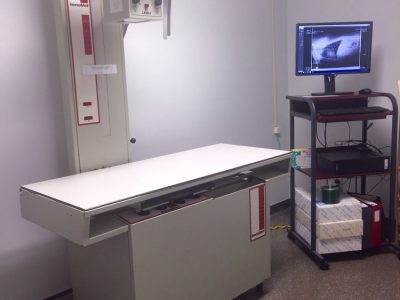 The x-ray room